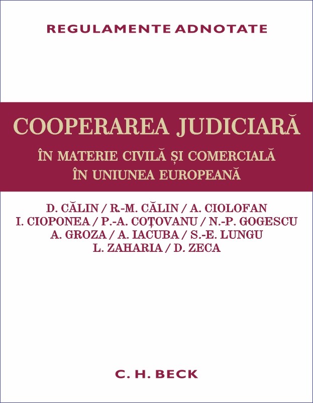 Cooperarea judiciară în materie civilă şi comercială în Uniunea Europeană